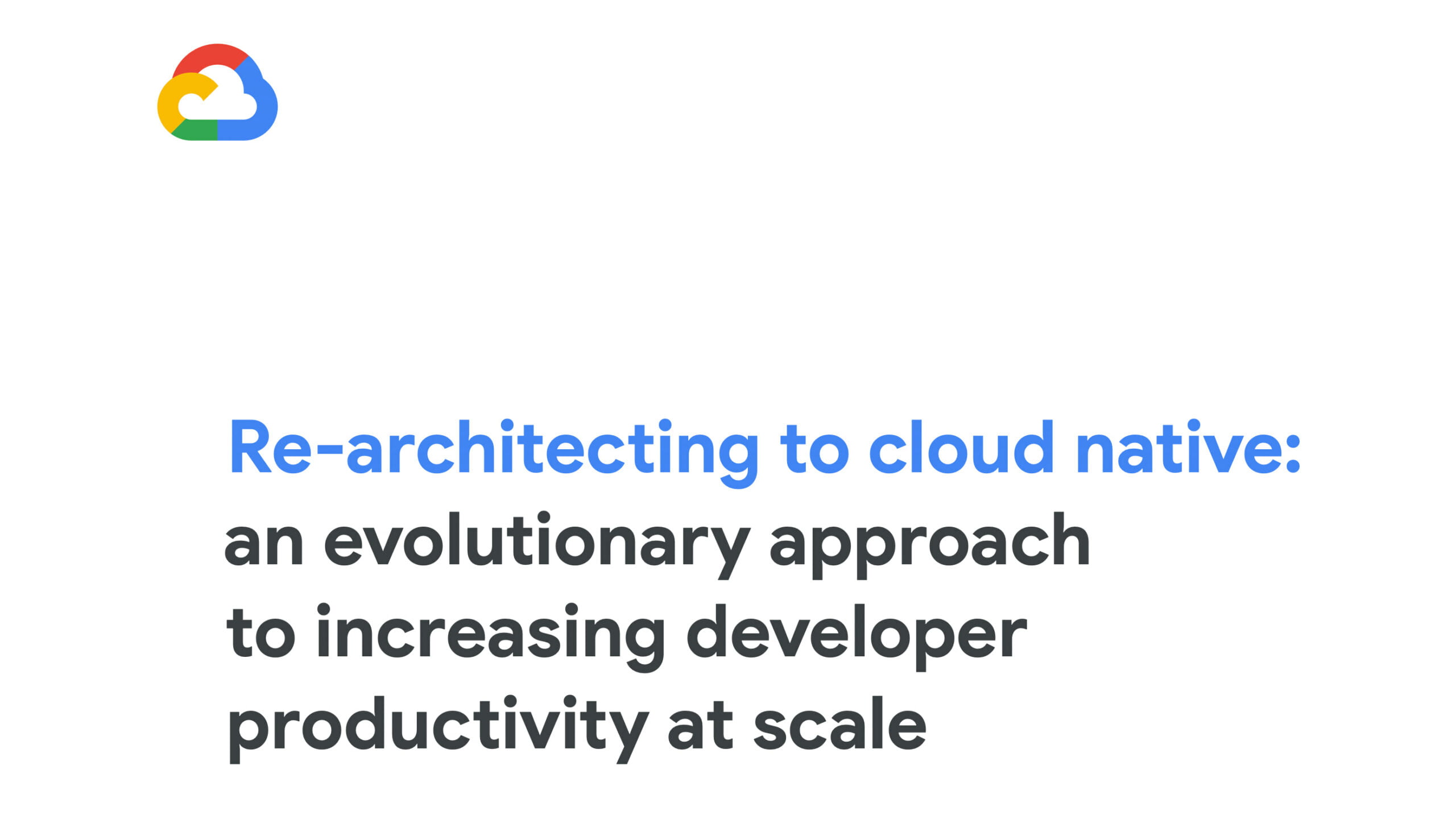 10. Re-architecting to cloud native