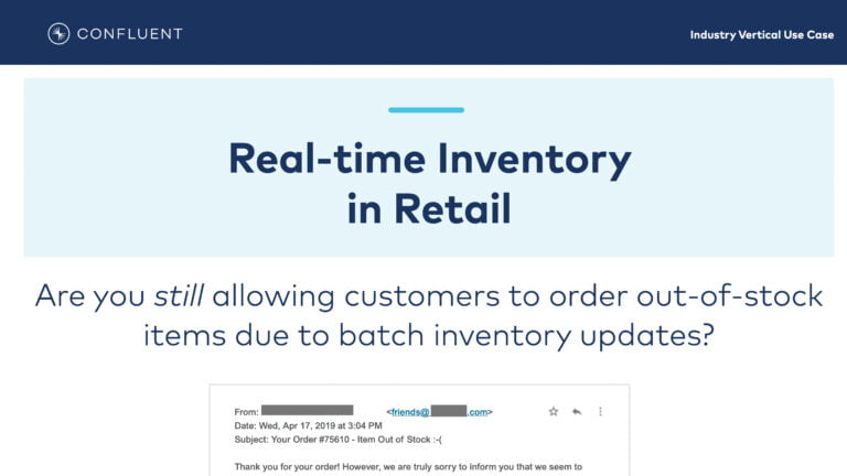 Real-time Inventory in Retail