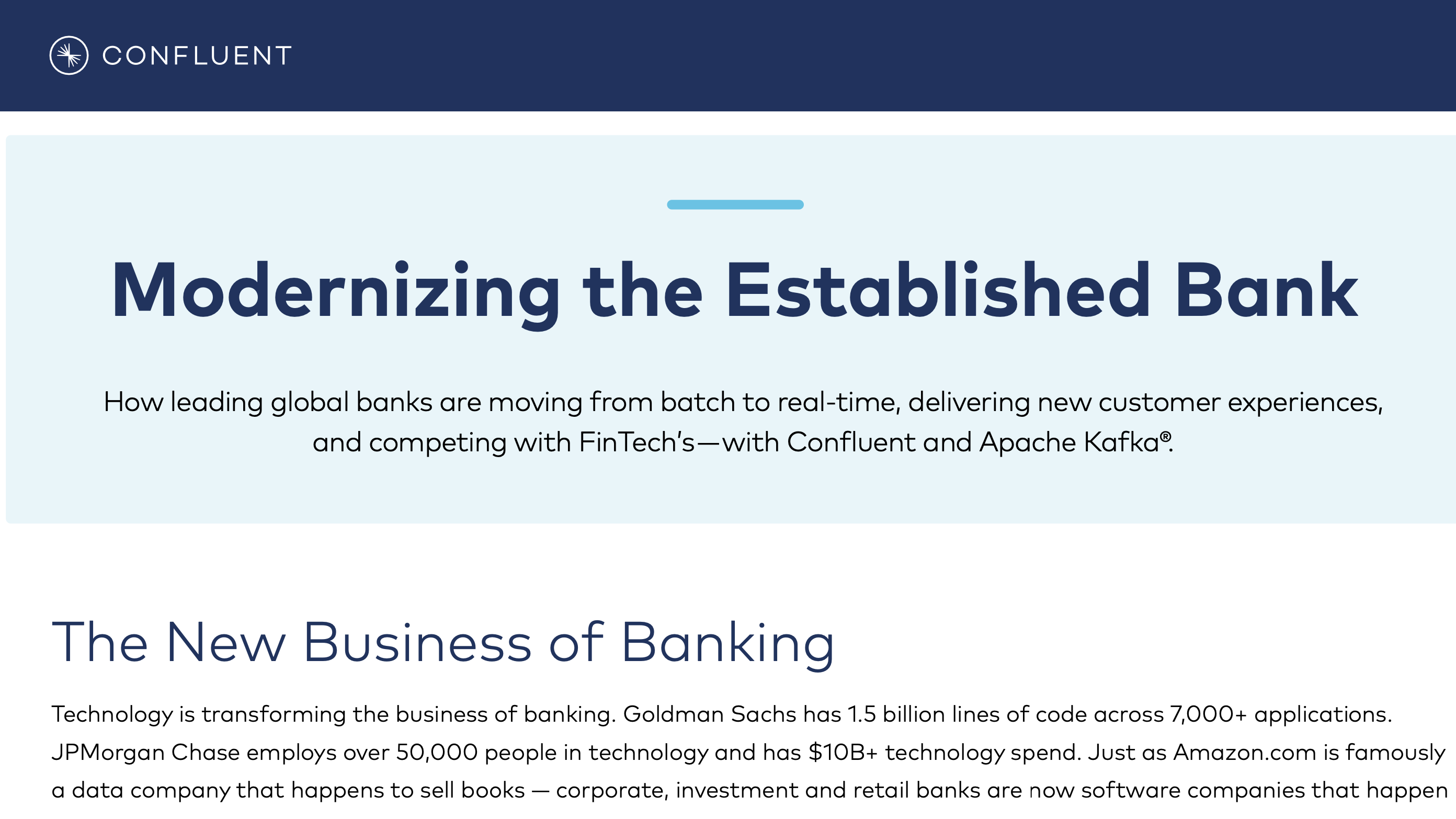 Modernizing the Established Bank