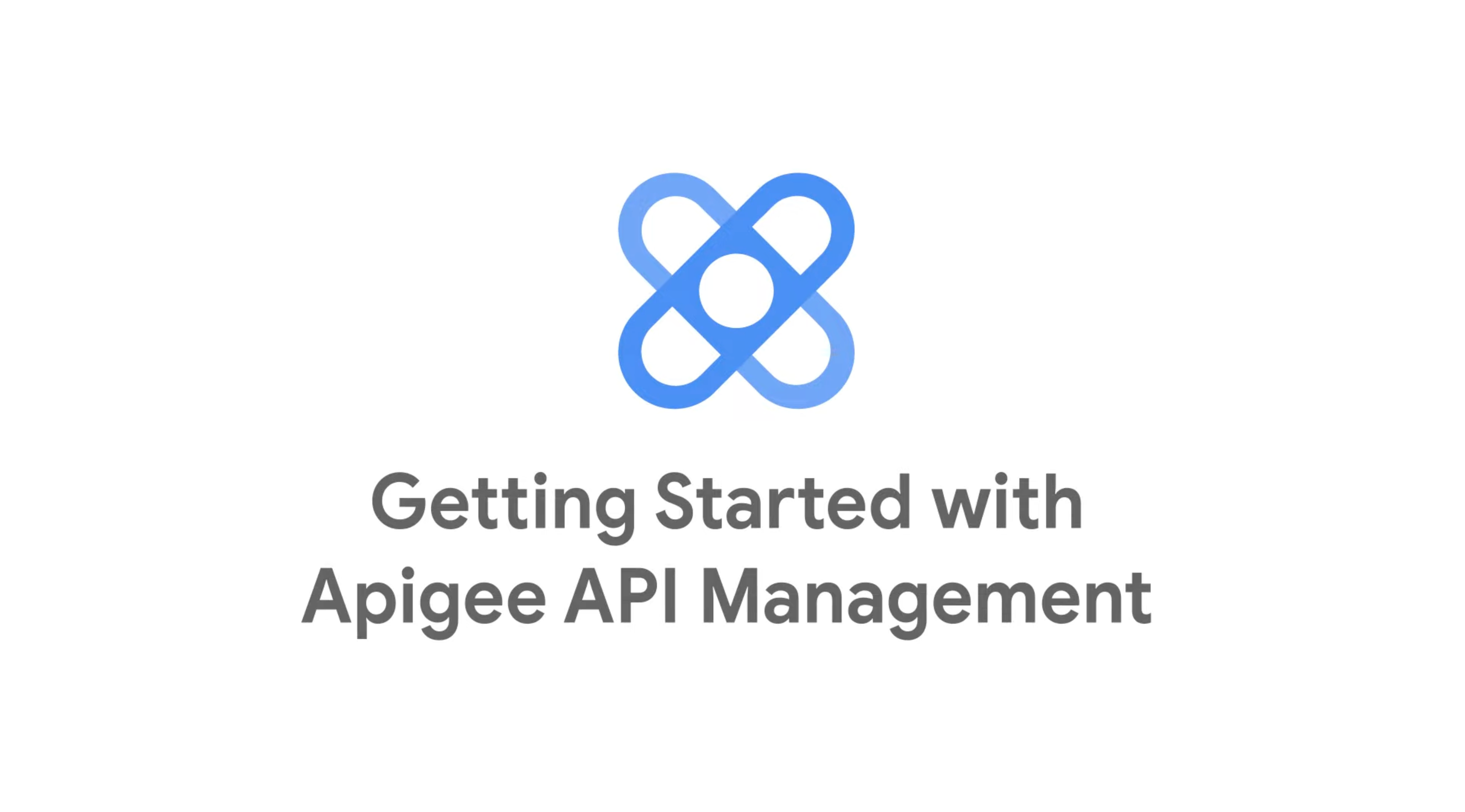 Getting Started with Apigee google cloud appythings